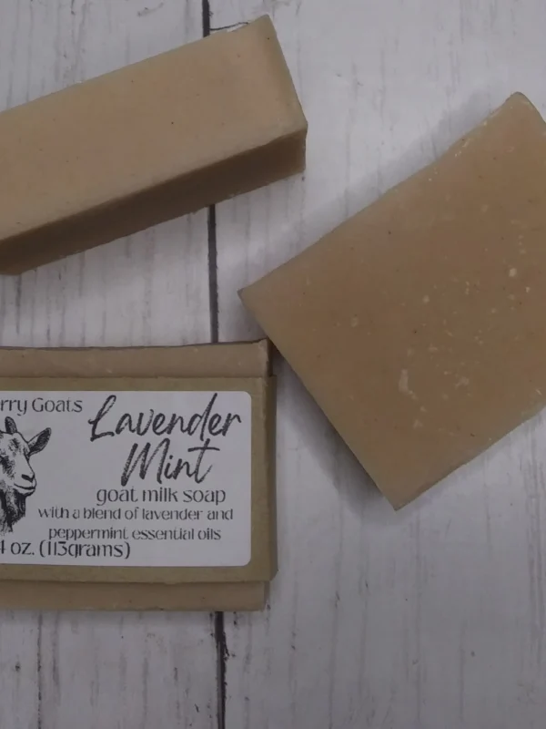 Lavender Mint goat milk soap