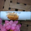 Mango Butter lip balm in scented with sweet orange essential oil