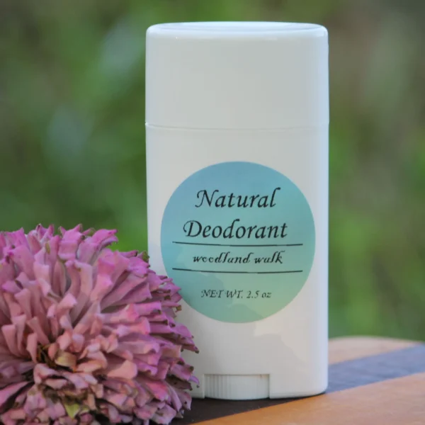 Aluminum-free Deodorant scented with bergamot, cedarwood, patchouli and tea tree essential oils