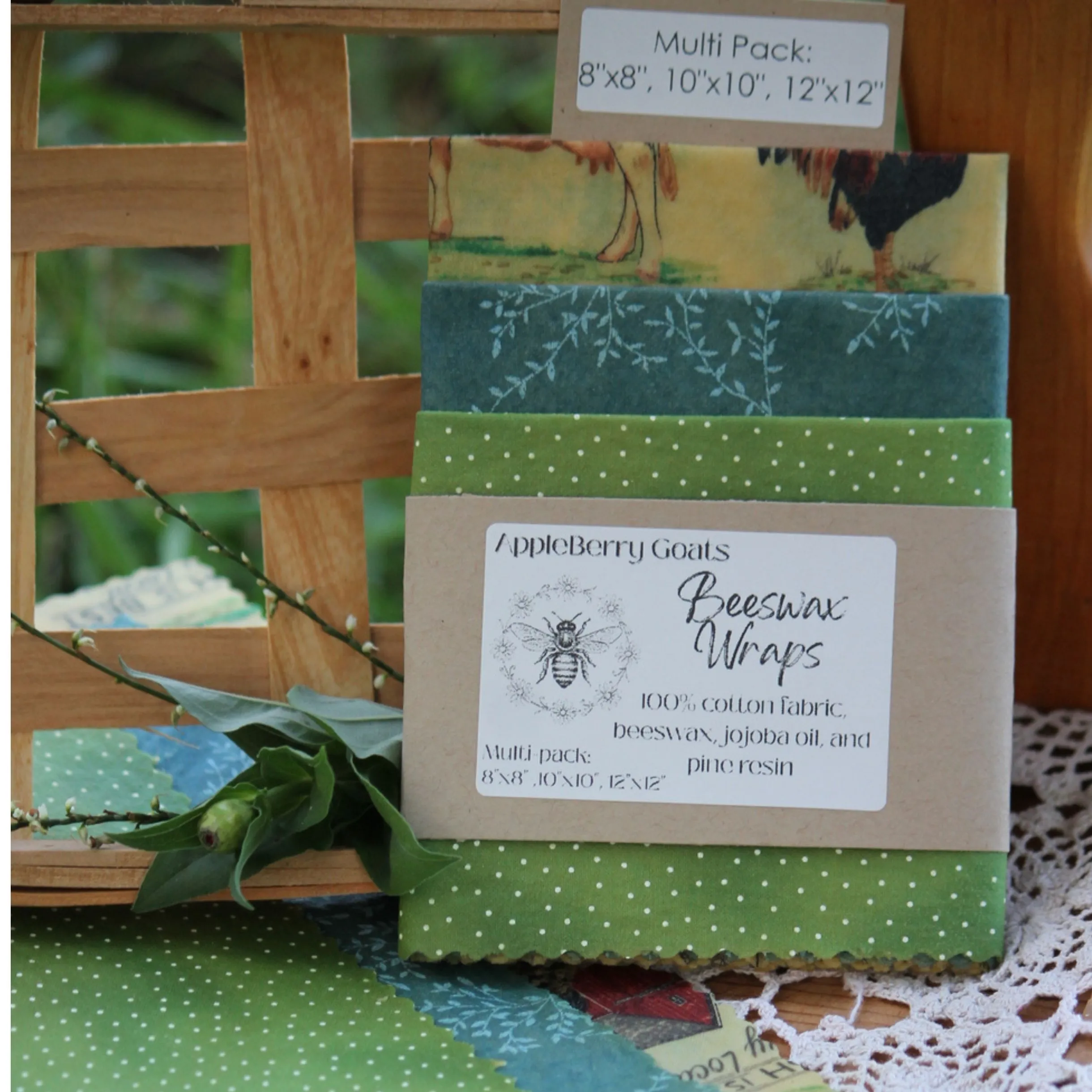 Farmers' Market Multipack Beeswax Wrap