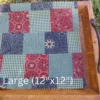 Bandana fabric large beeswax wrap
