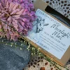 Moonlight Mint goat milk facial soap scented with a blend of lavender, peppermint, and tea tree essential oils