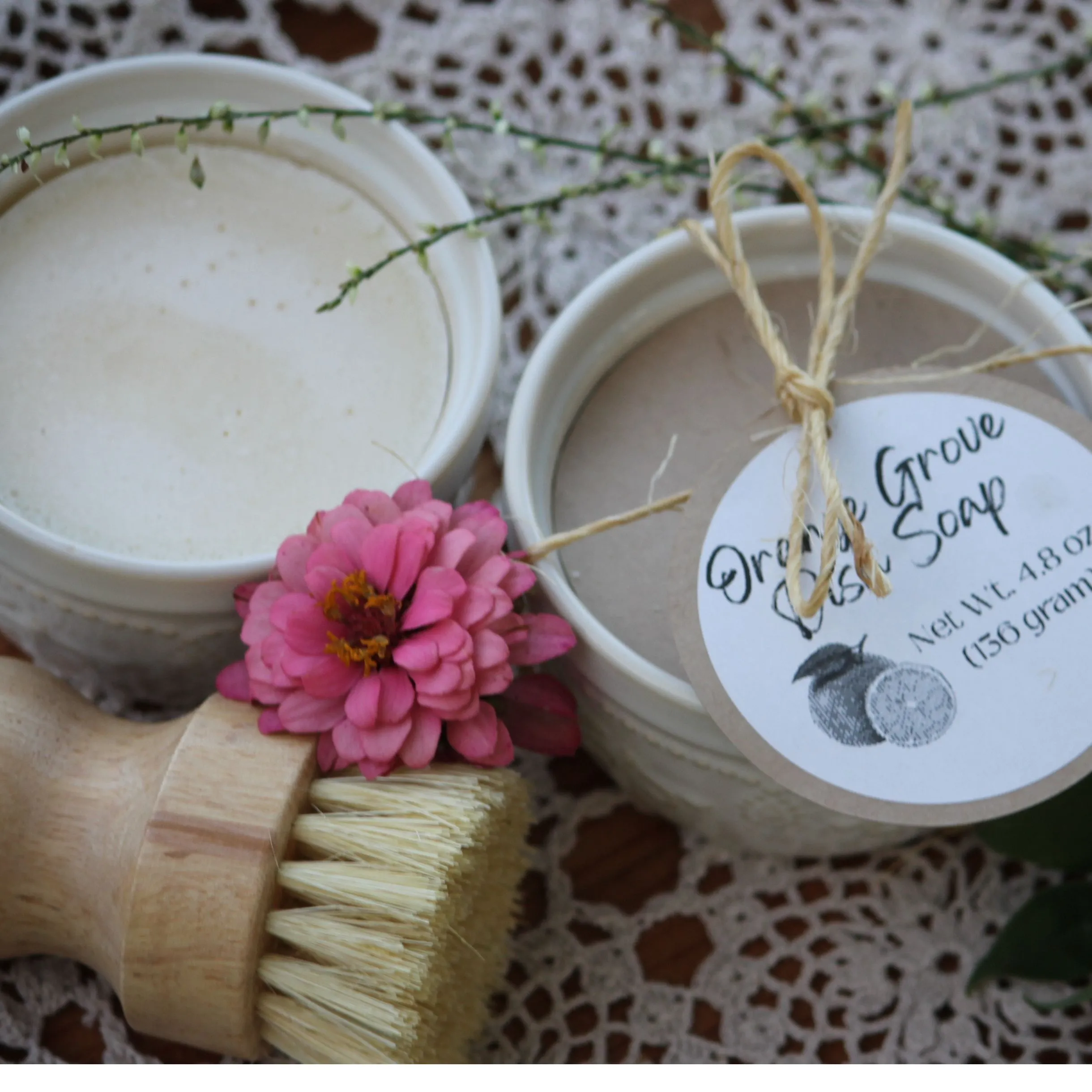 Orange Grove Dish Soap Ramekin