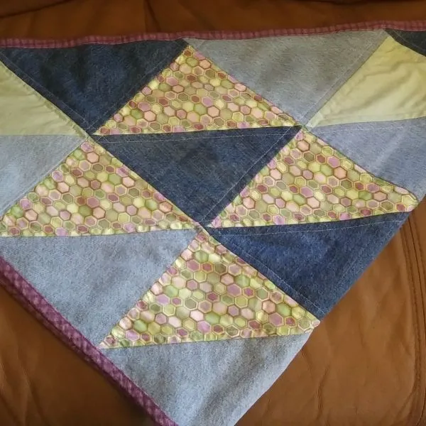 Quilted shawl